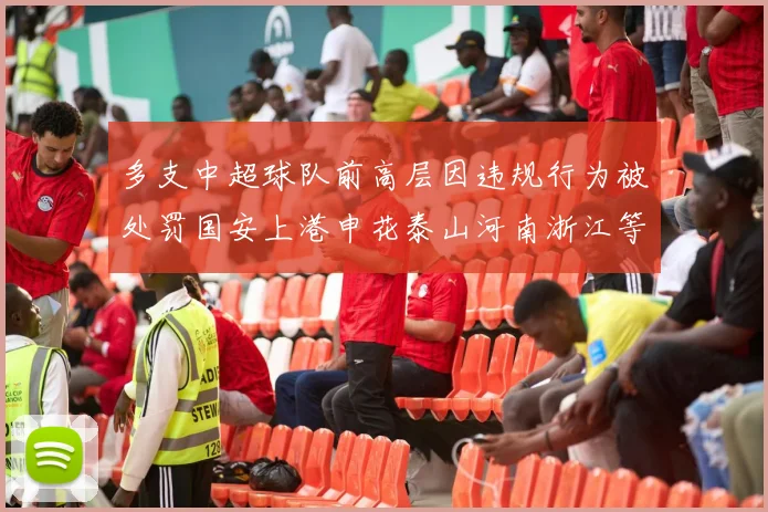 多支中超球队前高层因违规行为被处罚国安上港申花泰山河南浙江等队受影响